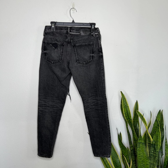 Moussy Black Vintage Distressed Jeans '025EAC11-1000' 27 Howlin Tapered - Picture 2 of 8